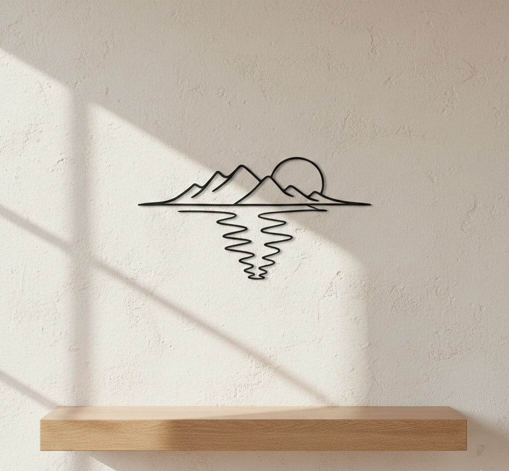 Ridge Reflection™ Steel Wall Art