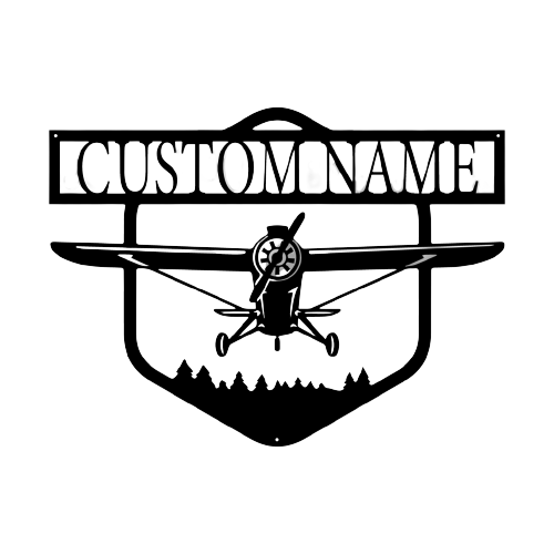 Airplane Monogram