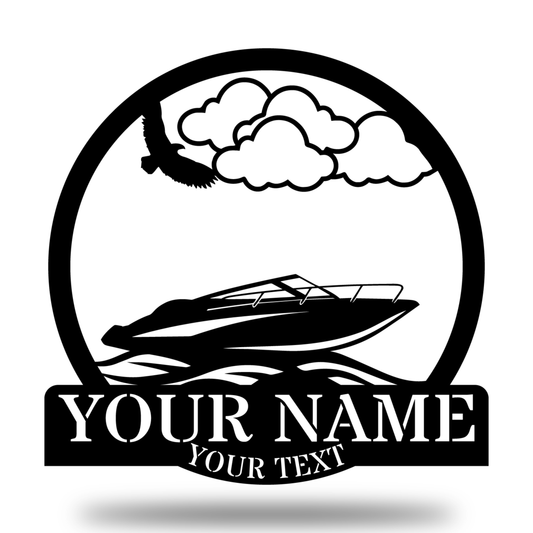 Speed Boat Monogram
